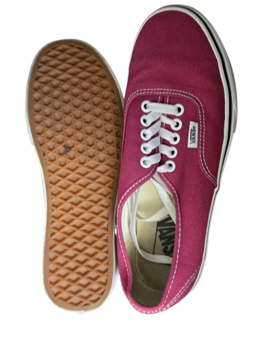 đź’– Vans Authentic Sneakers | Dry Rose / True White | Women's 8.5 - Picture 7 of 10